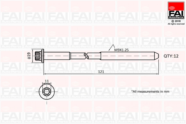 Cylinder Head Bolt Set